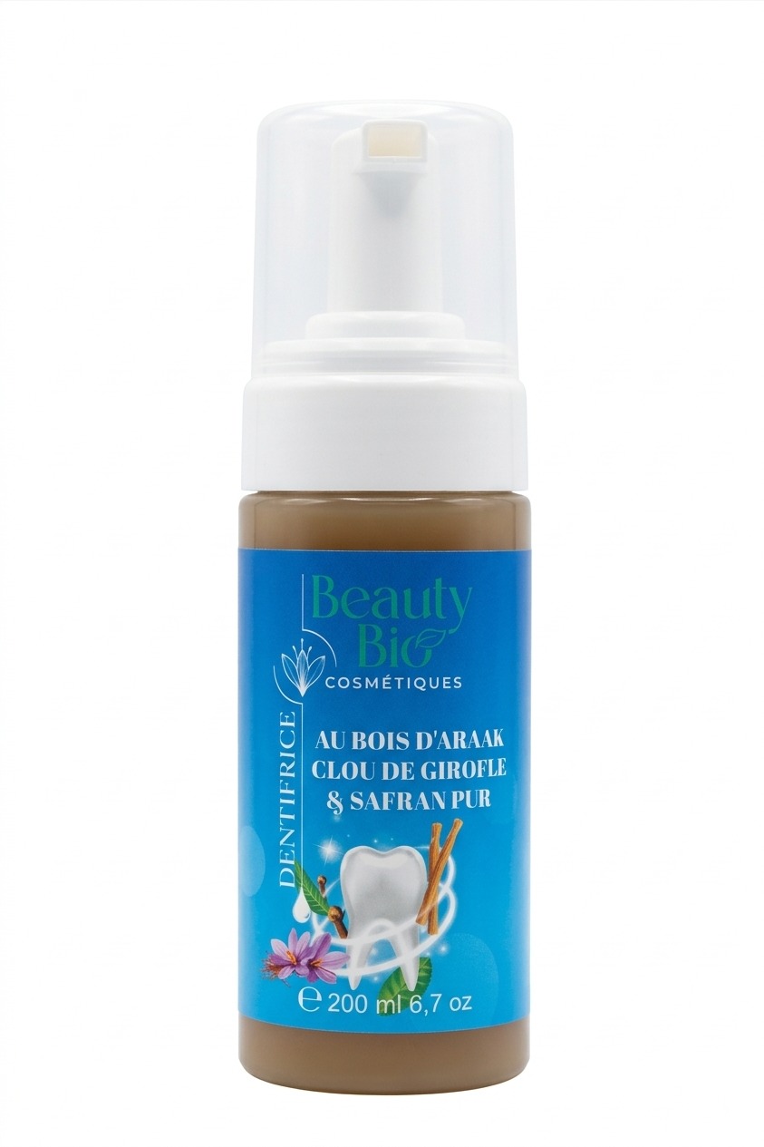 Dentifrice au safran , clous de girofle et au bois d'arak 
